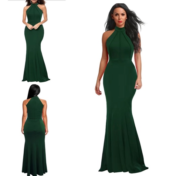 Gorgeous Long Mermaid Bridesmaid Women’s Dress - Picture 2 of 6